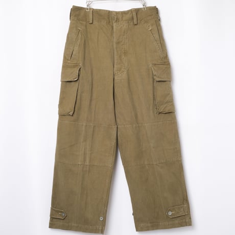 French Army M47 Trousers Early 比翼 Metal Button Size 13-4