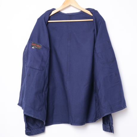 50s France Vintage Adolphe Lafont  Blue Moleskin Jacket