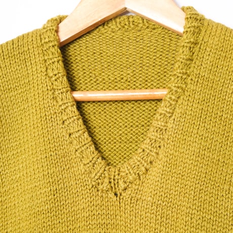 50-60s France Vintage Hand Knit Gilet