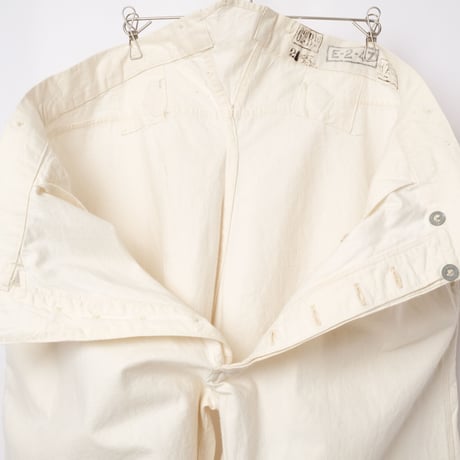 -30s French Army  Cotton Bourgeron Trousers Metal Button