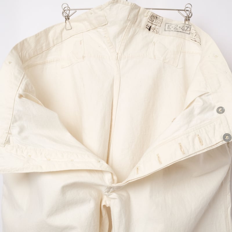 30s French Army Cotton Bourgeron Trousers Met 30s French Army Cotton Bourgeron Trousers Met