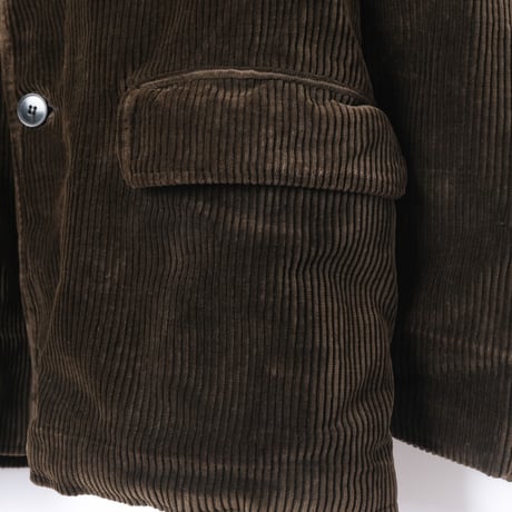 30-40s  Le Mont St Michel Brown Corduroy  Jacket
