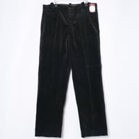 50-60s France Vintage Black Corduroy Trousers Dead Stock