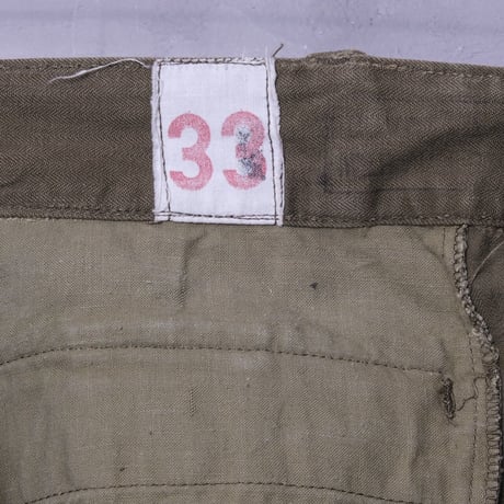 French Army M47 Trousers Late  Size 33(31) Used