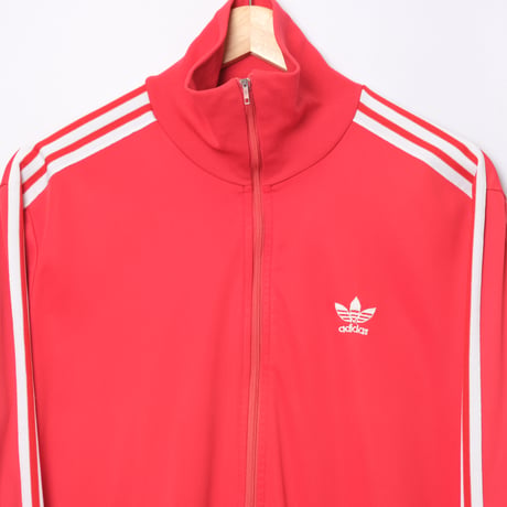70-80s Vintage adidas Ventex Track Jacket Red (Made in France)