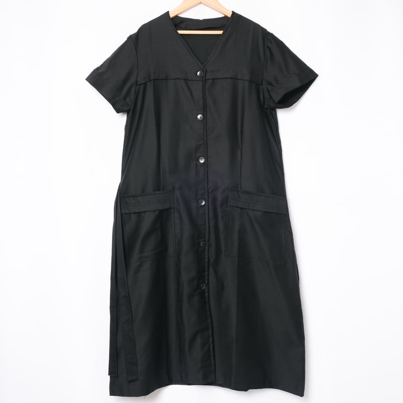 40-50s France Vintage Light Black Moleskin Half