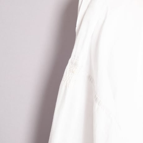 Early 1900s France Antique Linen Church Smock
