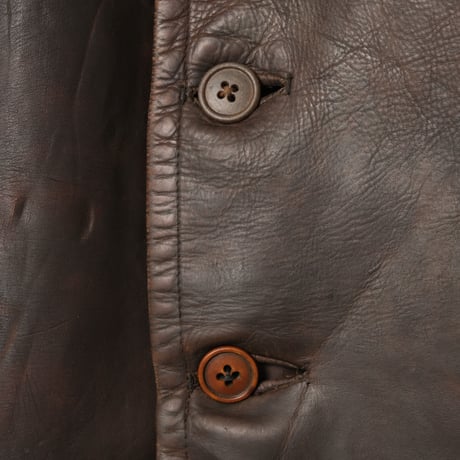 40s Euro Vintage Leather Vest