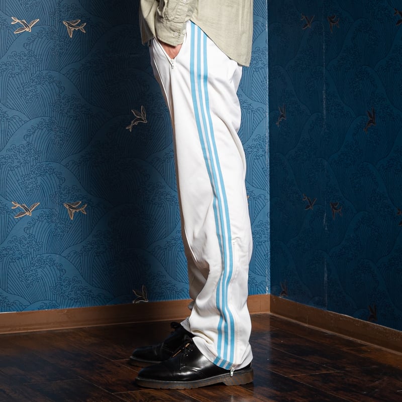 70-80s Vintage adidas Ventex Track Trousers Whi