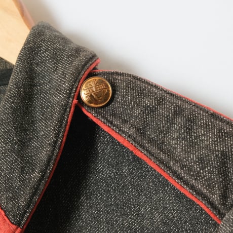 ‐1930s  Swiss Vintage Fireman Jacket  Black