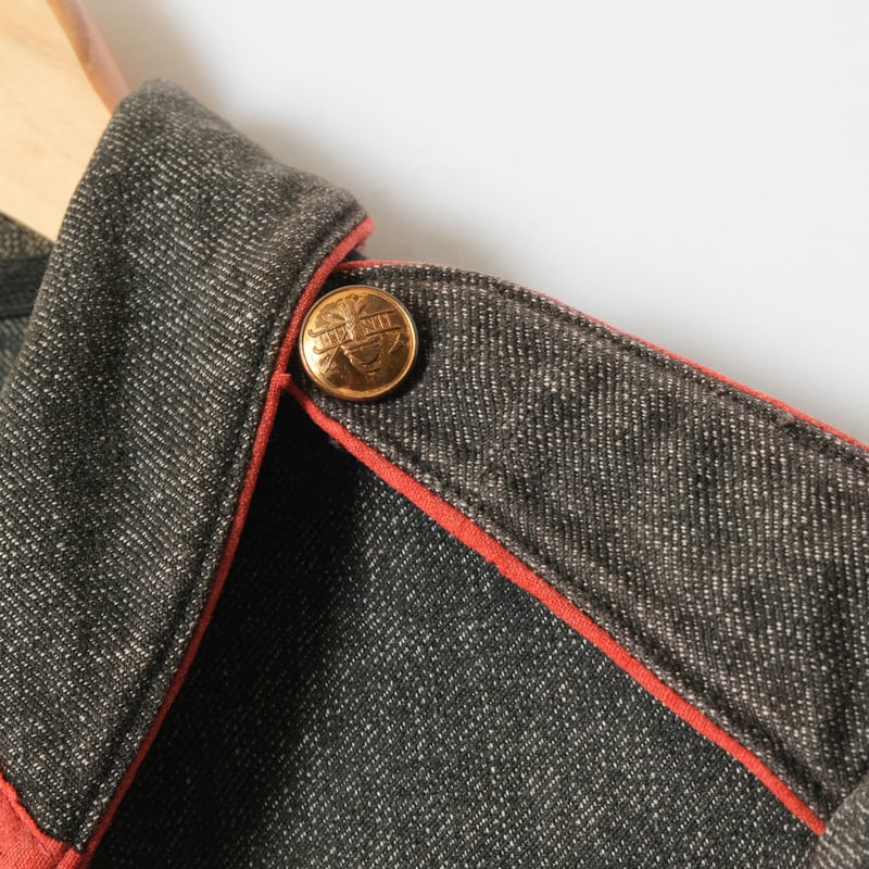 1930s Swiss Vintage Fireman Jacket Black | U