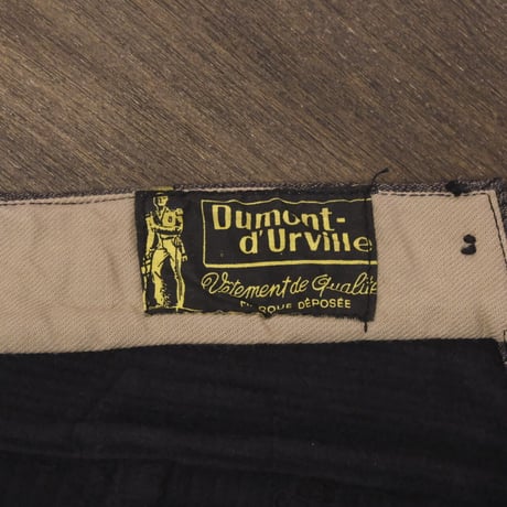 40-50s Dumont d`urville  Cotton Pique Trousers Dead Stock