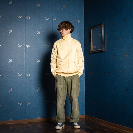 70-80s Vintage adidas Ventex Track Jacket Custard (Made in France)