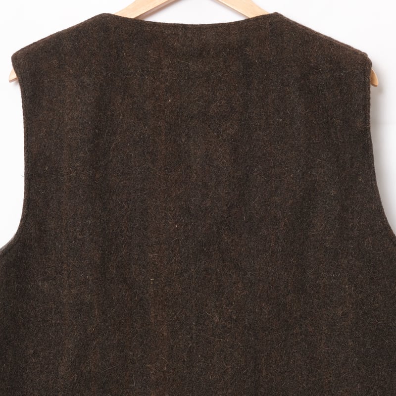 30-40s France Vintage Bouble Breasted Wool Farm