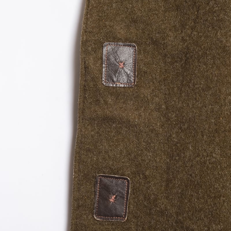 50s Dutch Army Leather Vest Size 2 | Ugla パンと古着と本