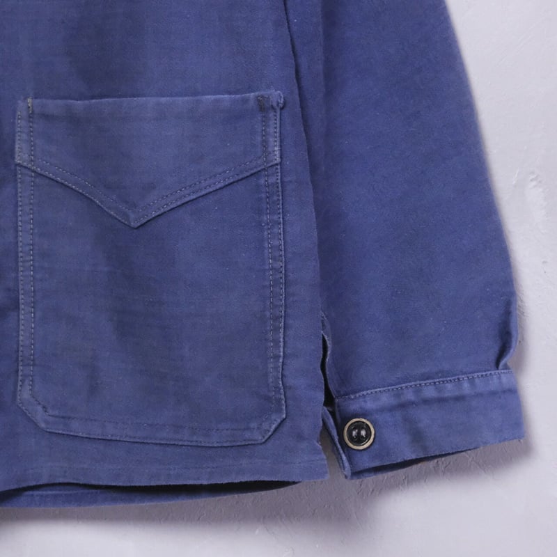 30s Le St Pierre Blue Moleskin Jacket | Ugla パン