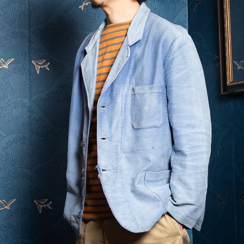 専用　50s Le Favori モールスキンジャケット　フレンチヴィンテージ 1950s】