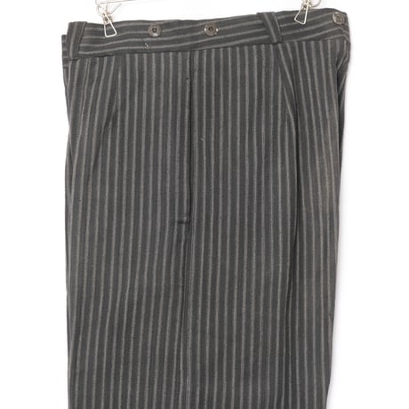40-50s France Vintage Stripe Trousers