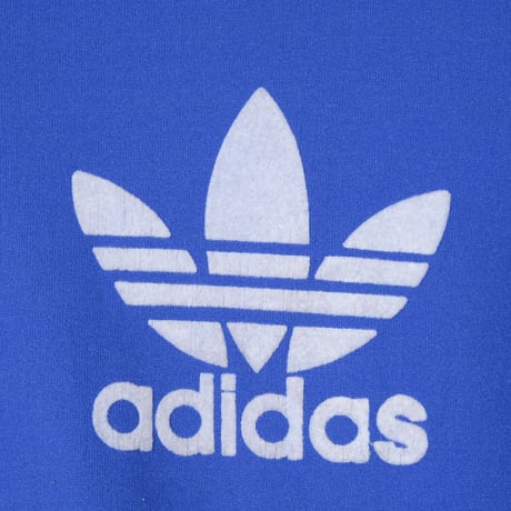 70s-80s Vintage adidas Hoodie Blue (Made in France)