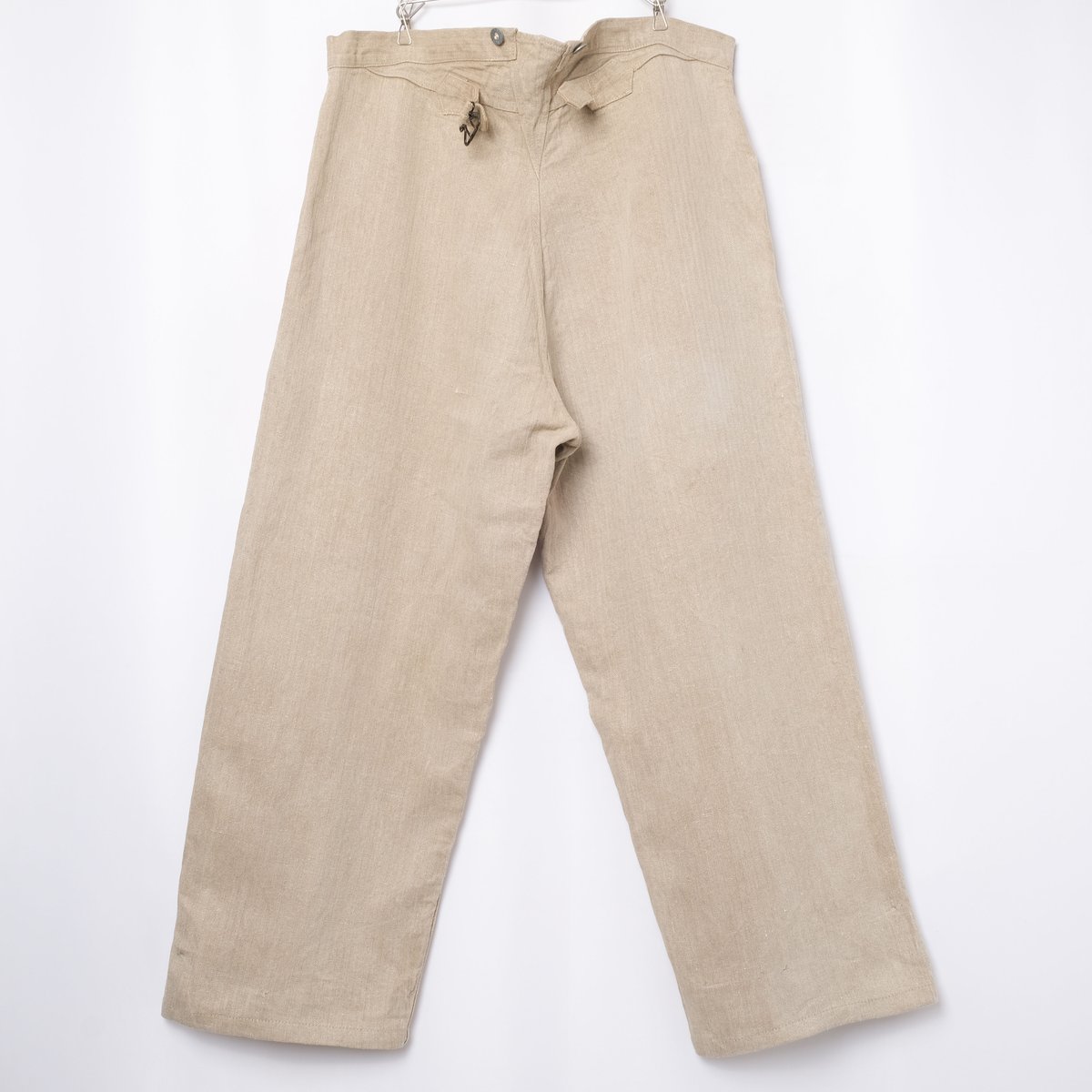 1930s フランス　ビンテージ　ボージョンパンツ　ヘリンボーン　　襤褸 1930s フランスビンテージボージョンパンツヘリンボーン襤褸