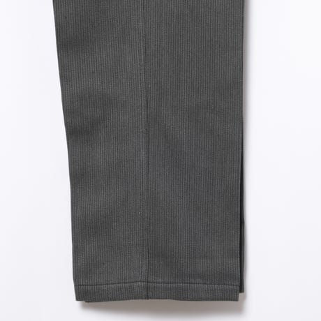 40-50s France Vintage Gray Cotton Pique Hunting Trousers Dead Stock