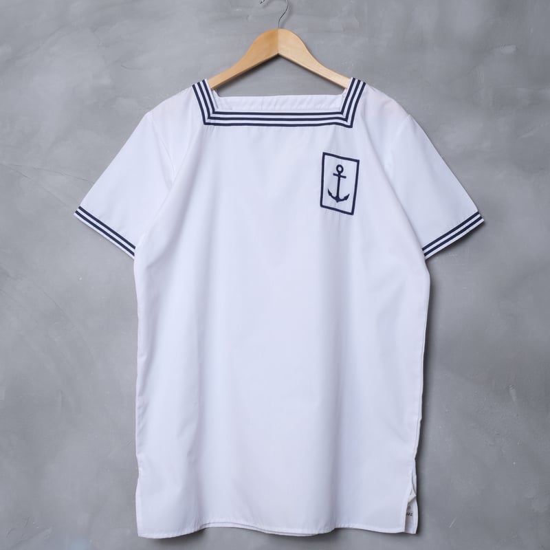 70-80s French Army Marine Nationale Short Sleev