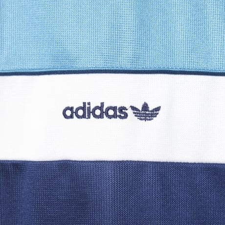 80s Vintage adidas Track Jacket Navy × Light Blue（Made in Hungaria）