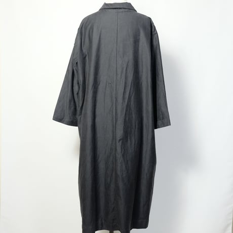 1940-50s Black Light Moleskin Dress