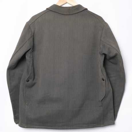 40-50s France Vintage Unic D.F Cotton Pique Hunting Jacket