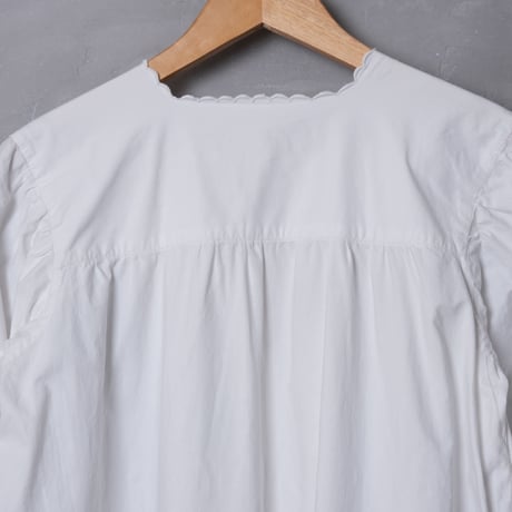 Early 1900s French Antique Cotton Night Dress ②