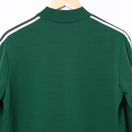 70s Vintage adidas Ventex Collarless Track Jacket Green (Made in France)