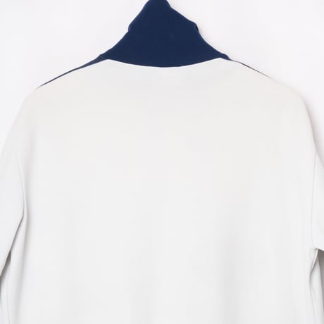60s Vintage adidas Ventex Track Jacket Early World Mark  Ivory × Blue (Made in France)