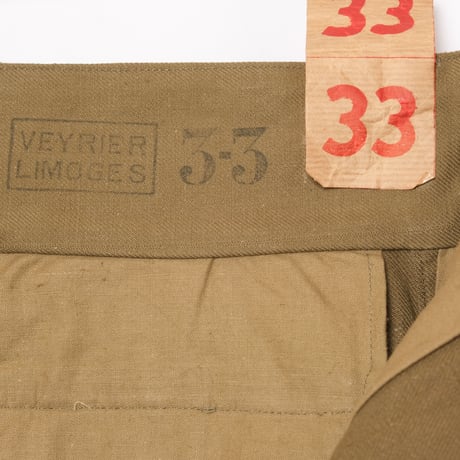 French Army M47 Trousers Early Size 33 Dead Stock