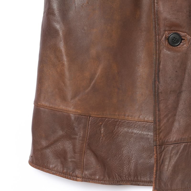 40s British Army Jerkin Leather Vest Size 2 | U