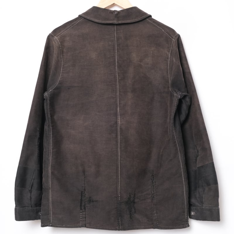 30-40s Le Mont St Michel Black Moleskin Jacket 30-40s Le Mont St Michel Black Moleskin Jacket