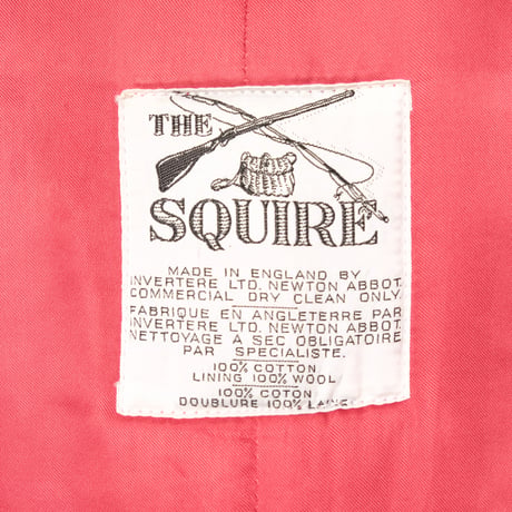 50-60s Vintage INVERTERE THE SQUIRE Wool Llined Corduroy Hunting Jacket（Made in England）