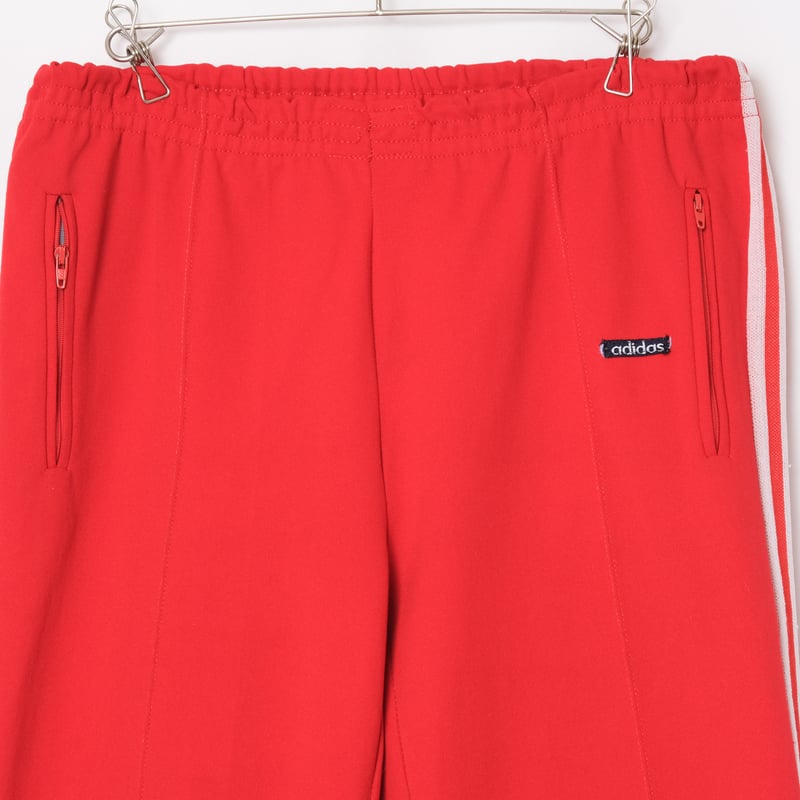70s Vintage adidas Ventex Track Trousers Red ×