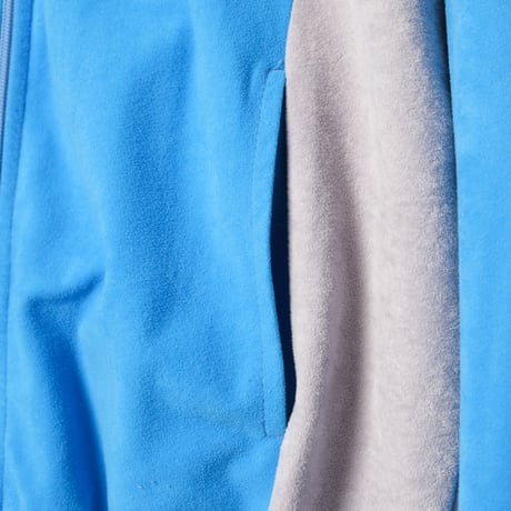 70-80s Vintage adidas Ventex Track Jacket Model Challenger Light Blue × Red (Made in France)