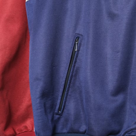 80s Vintage adidas Track Jacket Navy × Bordeaux × White (Made in Hungaria)