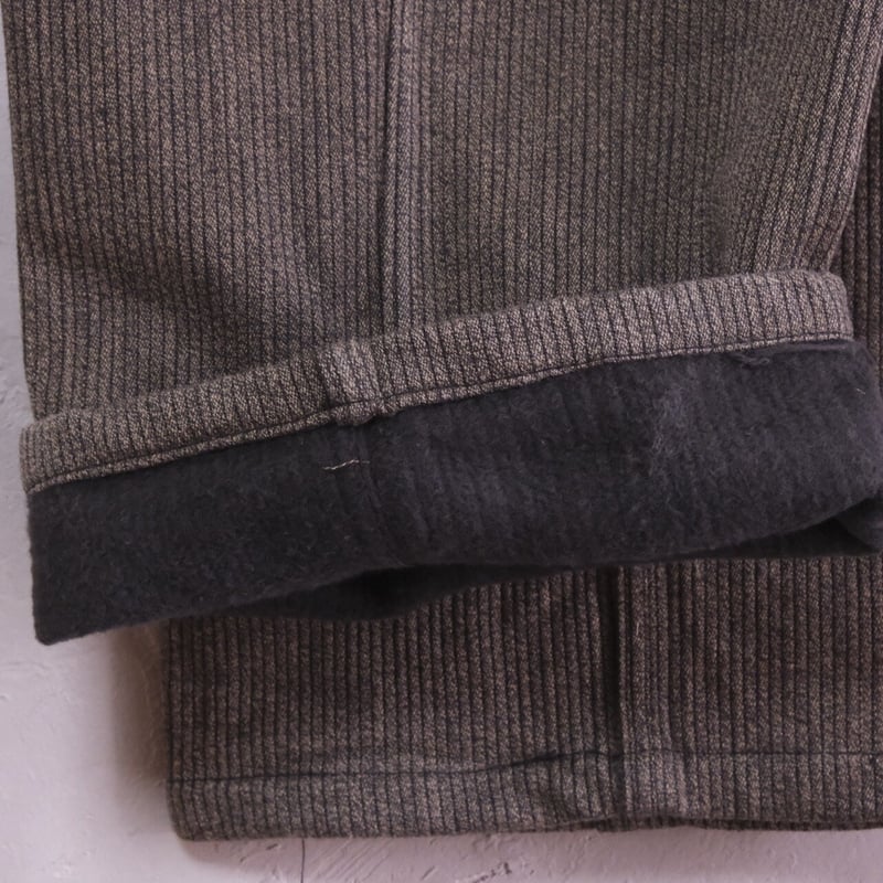デッドストック　フランス　40s 50s コットンピケ 40-50s Dumont d`urville Cotton Pique Trousers