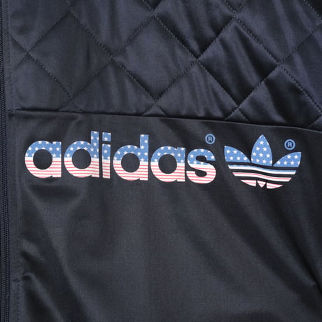 80s Vintage adidas Ventex Track Jacket Navy America logo（Made in France) 186