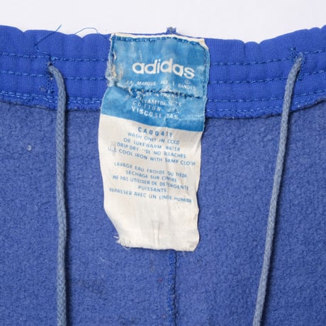 70s Vintage adidas Ventex Track Trousers Blue (Made in France)