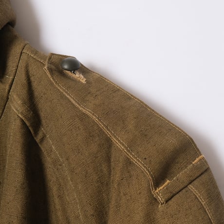 French Army M35 Motorcycle Coat  Linen  Size 2 Deadstock