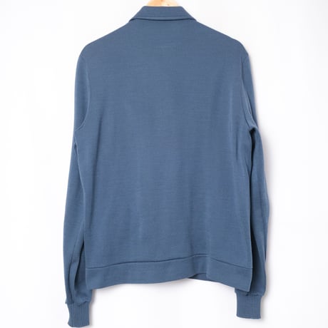 70s Vintage adidas Ventex Knit Jacket Blue Grey (Made in France)
