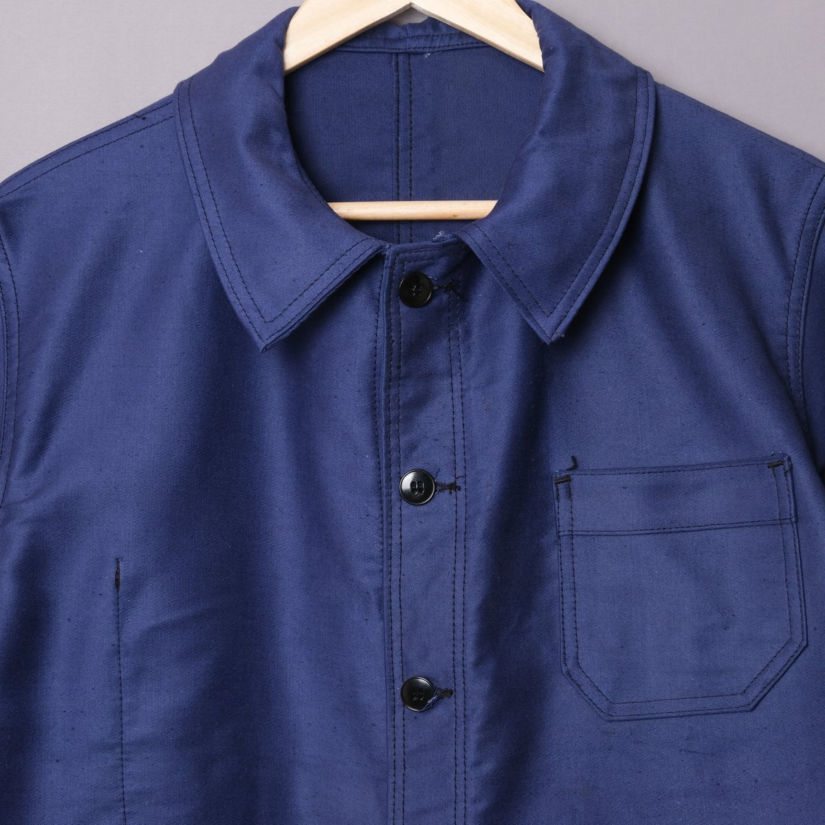 50-60s KONECO Blue Moleskin Jacket Dead Stock