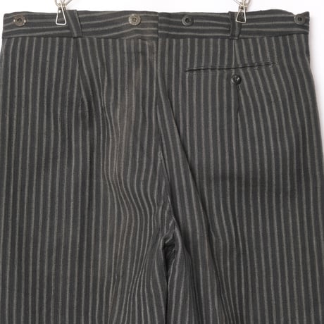 40-50s France Vintage Stripe Trousers