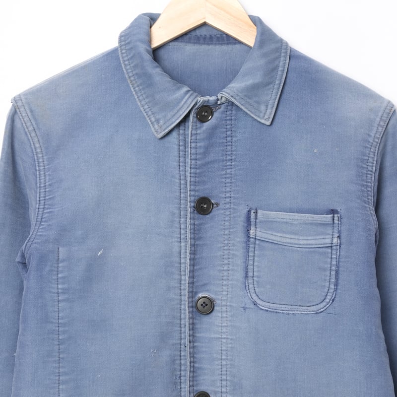 40-50s France Vintage Le Mont Saint Michel Blue