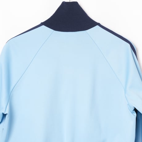 70-80s Vintage adidas Ventex Track Jacket Model  First Light Blue×Navy (Made in France)