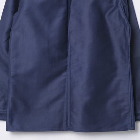 40s France Vintage Le Mont Saint Michel Blue Moleskin Work Jacket Dead Stock