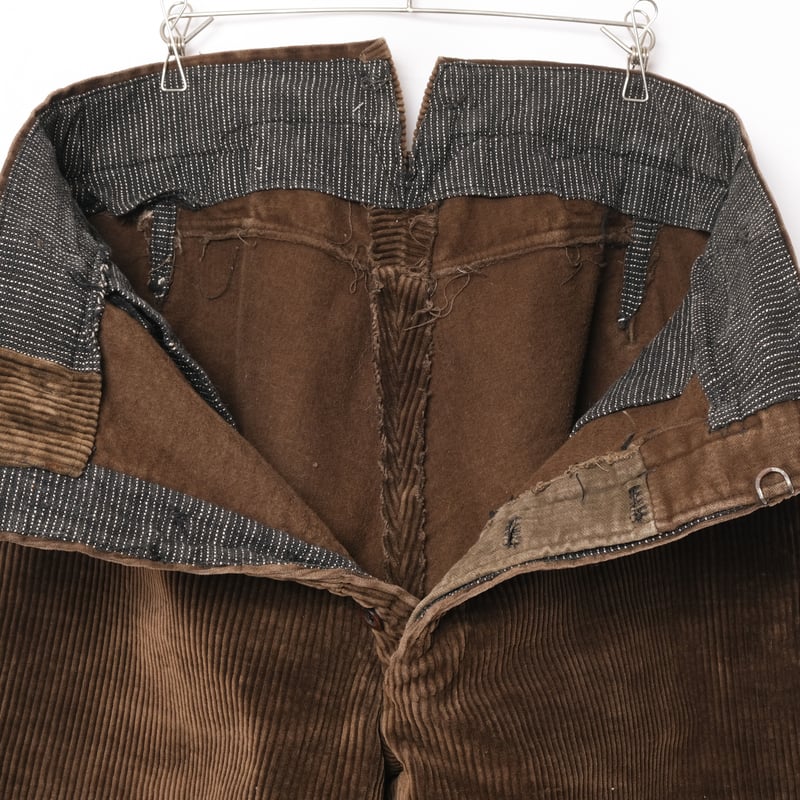 30-40s France Vintage Corduroy Trousers | Ugla